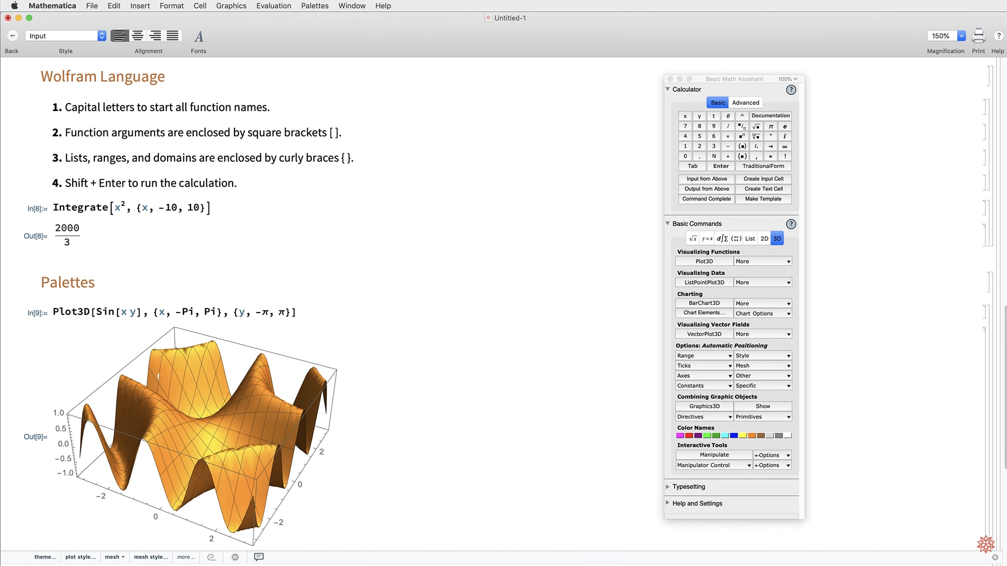 Wolfram Mathematica screenshot 4